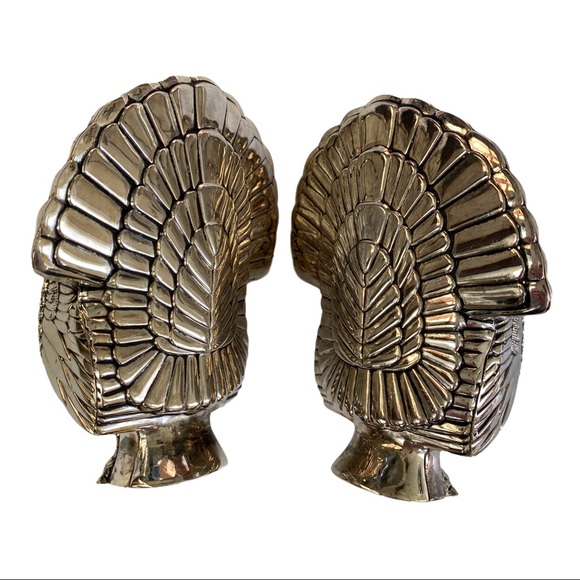Vintage Silver Turkey Salt and Pepper Shakers - Picture 2 of 8